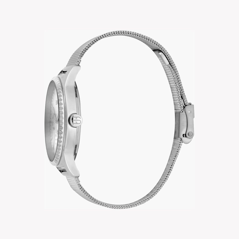 Esprit Women's Silver Stainless Steel Watch, Silver Dial | Es1l202m0045