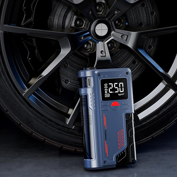 Portable Car Jump Starter with Digital Display